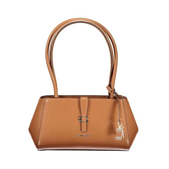 Guess Jeans Marrone Poliuretano Female Women's Handbag